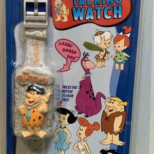 New! Vintage 1994 Nelsonic The Flintstones Kids Talking Watch Hanna Barbera Misp
